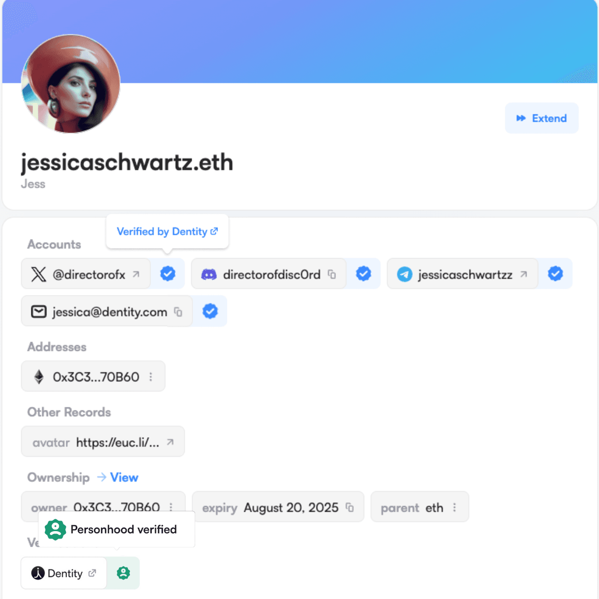 ens profile